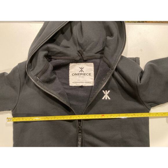 OnePiece Norwegian Original Jumpsuit Hood Long Sleeve Pockets Zip Black XS NWOT - Picture 6 of 11